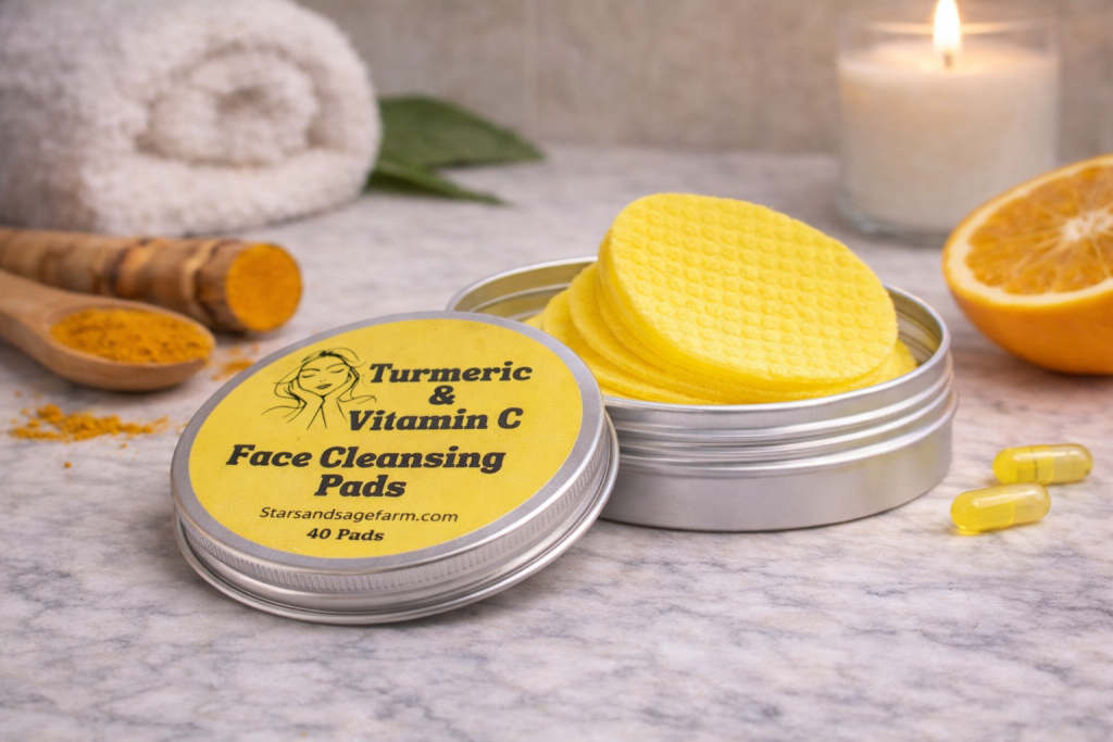 Turmeric Vitamin C Cleansing Pads