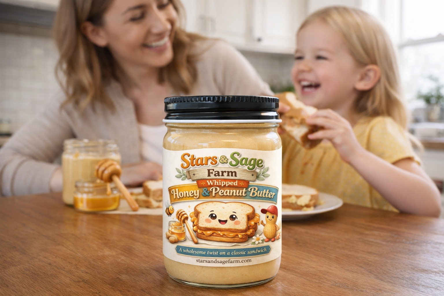 Whipped Peanut Butter Honey
